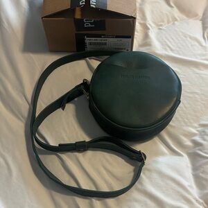 Portland Leather SMALL Circle Crossbody in SURF NEW